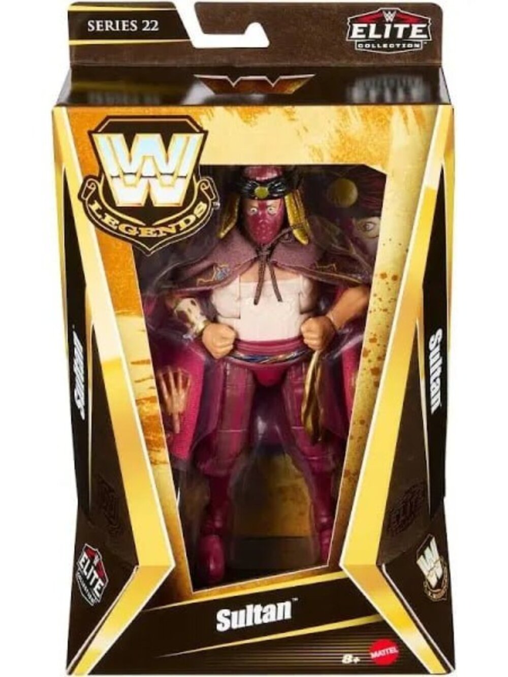 Brand New in Box WWE Sultan Legends Elite Collection Series 22 Action Figure.